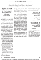 Letter to the Editor California Response to WorkRelated Asthma Mortality Michigan 20032023