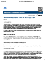Window Mechanic Dies in 250Foot Fall FACE 8949