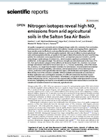 Nitrogen Isotopes Reveal High NOx Emissions from Arid Agricultural Soils in the Salton Sea Air Basin