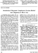 Standardized diagnostic complement fixation method and adaptation to micro test