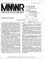 MMWR Morbidity and Mortality Weekly Report April 2 1976  Vol 25  No 12