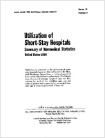 Utilization of ShortStay Hospitals Summary of Nonmedical Statistics United States  1966