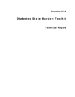 Diabetes State Burden Toolkit Technical Report 2016