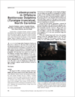 Lobomycosis in Offshore Bottlenose Dolphins Tursiops truncatus North Carolina