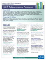 NCHS data access and resources July 2017