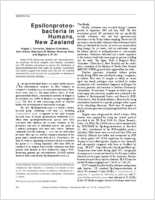 Epsilonproteobacteria in Humans New Zealand