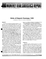 Births of Hispanic parentage 1980