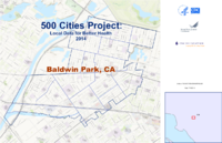 500 Cities Project Local Data for Better Health 2014 Baldwin Park CA