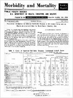 Morbidity and Mortality Weekly Report For release March 7 1958 Vol 7 No 9