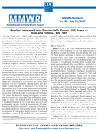 MMWR Morbidity and Mortality Weekly Report Dispatch  Vol 56 July 30 2007