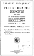Public Health Reports  v 43 no 35  cover