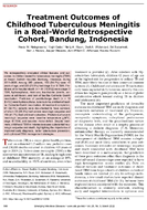 Treatment Outcomes of Childhood Tuberculous Meningitis in a RealWorld Retrospective Cohort Bandung Indonesia