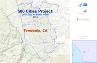 500 Cities Project Local Data for Better Health 2014 Temecula CA