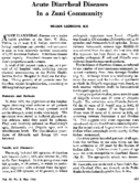Acute diarrheal diseases in a Zuni community