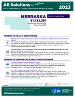 CDCs Investments to Combat Antibiotic Resistance Threats Nebraska Fiscal Year 2023