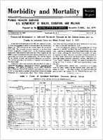 Morbidity and Mortality Weekly Report For release April 8 1960 Vol 9 No 13