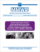 Morbidity and Mortality Weekly Report MMWR Surveillance Summaries October 2006  Vol 55  No SS9
