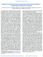 Postlicensure Safety Surveillance of Recombinant Zoster Vaccine Shingrix  United States October 2017June 2018