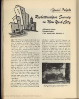 Special project Rickettsialpox survey in New York City