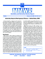 MMWR Morbidity and Mortality Weekly Report Vol 51 No 7 February 22 2002