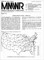 MMWR Morbidity and Mortality Weekly Report July 8 1977  Vol 26  No 27