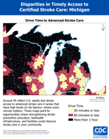 MI Drive Time to Advanced Stroke Care