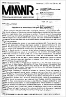 Morbidity and Mortality Weekly Report MMWR November 2 1979  Vol 28  No 43