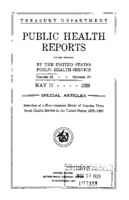 Public Health Reports  v 44 no 20  cover