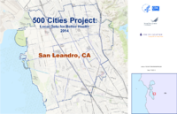 500 Cities Project Local Data for Better Health 2014 San Leandro CA