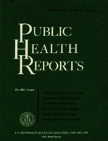 Public Health Reports  v 77 no 1 January 1962  cover