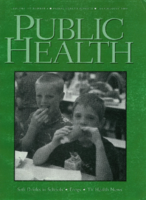 Public Health Reports  v 115 no 4  cover