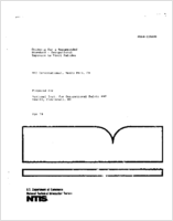 Criteria for a Recommended Standard Occupational Exposure to Vinyl Halides 1979