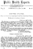 Public health reports  v 11 no 16 April 17 1896