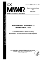 Morbidity and Mortality Weekly Report Recommendations and Reports January 8 1999  Vol 48  No RR1