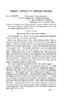 Weekly abstract of sanitary reports  v 4 no 34 August 23 1889