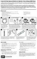 Conjunctival Swab Specimen Collection for Detection of Avian Influenza AH5 Viruses