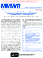 Alcohol Involvement in Opioid Pain Reliever and Benzodiazepine Drug AbuseRelated Emergency Department Visits and DrugRelated Deaths  United States 2010