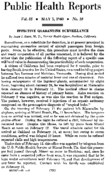 Public health reports  v 55 no 18 MAY 3 1940