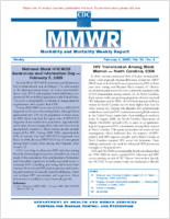 MMWR Morbidity and Mortality Weekly Report Vol 54 No 4 February 4 2005