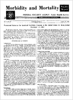 Morbidity and Mortality Weekly Report Vol 1 No 52 January 2 1953
