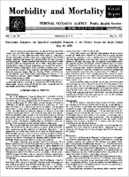 Morbidity and Mortality Weekly Report Vol 1 No 19 May 16 1952