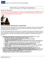 National Conversation on Public Health and Chemical Exposures Materiales Para Cilogo Comunitario