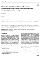 Understanding the Usefulness of SelfEscape Technologies in Underground Mining Perspectives of MetalNonmetal Miners
