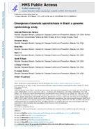 Emergence of zoonotic sporotrichosis in Brazil a genomic epidemiology study