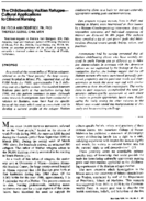 The Childbearing Haitian RefugeeCultural Applications To Clinical Nursing