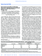 Notes From the Field Environmental Investigation of a Multistate Salmonellosis Outbreak Linked to Live Backyard Poultry From a MailOrder Hatchery  Michigan 2018