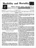Morbidity and Mortality Weekly Report Vol 1 No 39 October 3 1952