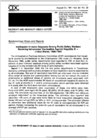 MMWR Morbidity and Mortality Weekly Report August 23 1991  Vol 40  No 33