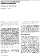 Status of infant and perinatal morbidity and mortality a review of the literature