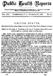Public health reports  v 13 no 27 November 25 1898
